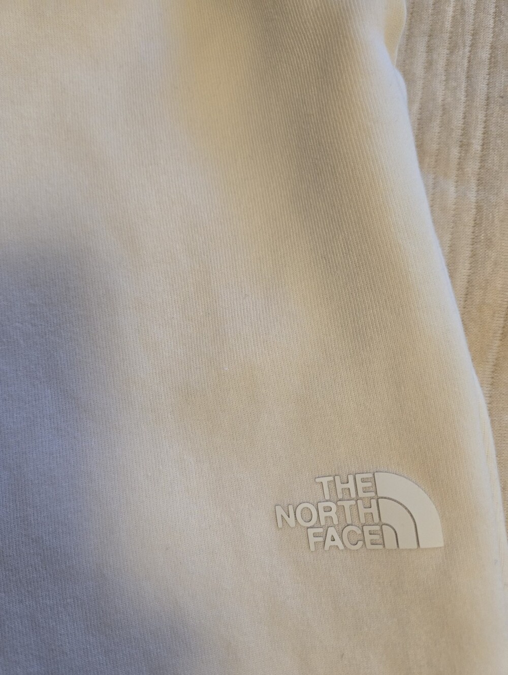 THE NORTH FACE Off-White Straight Leg Athletic Joggers Pants. Size Large. - Picture 7 of 8